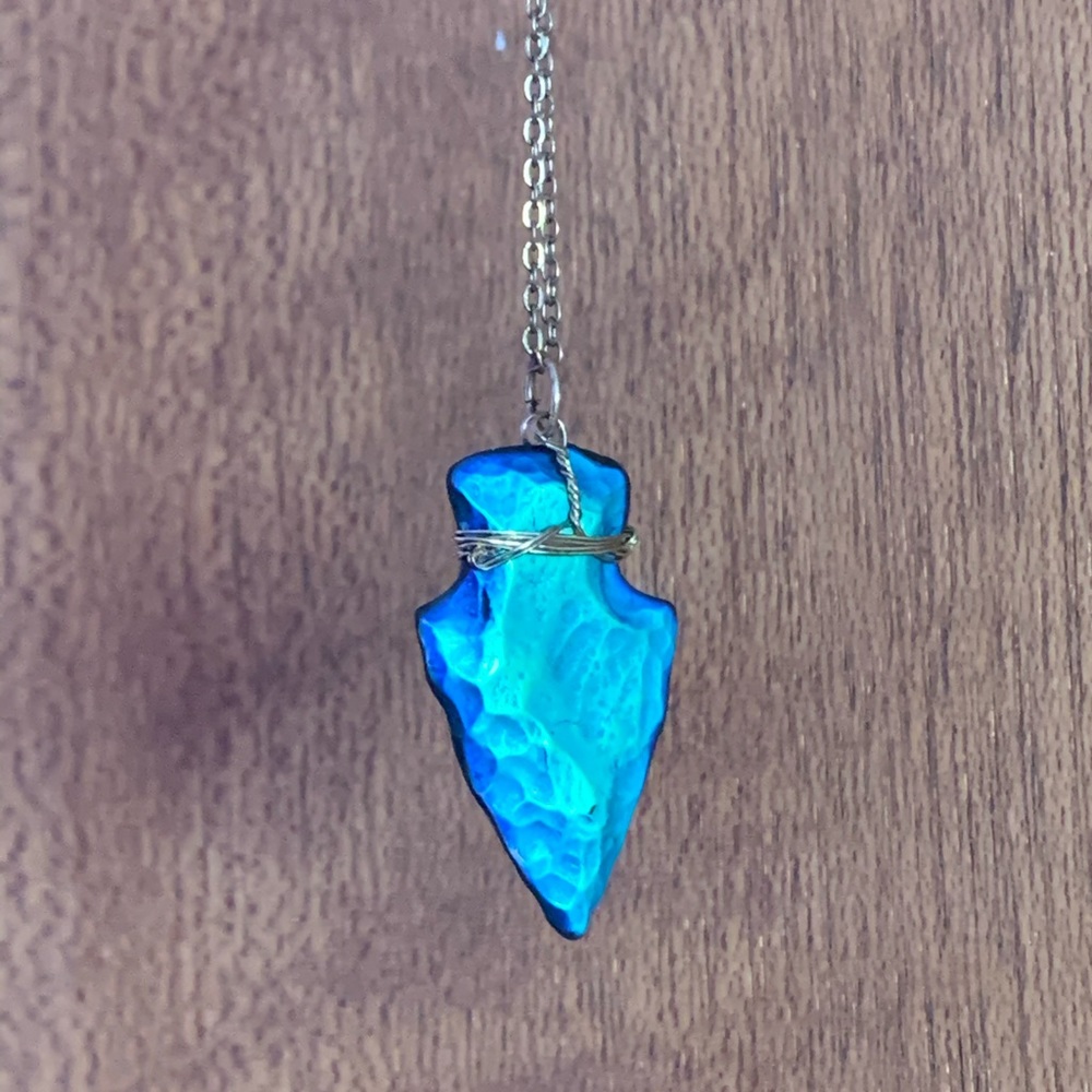 Crystal Wolf Co. Arrowhead Multi-chrome Necklace